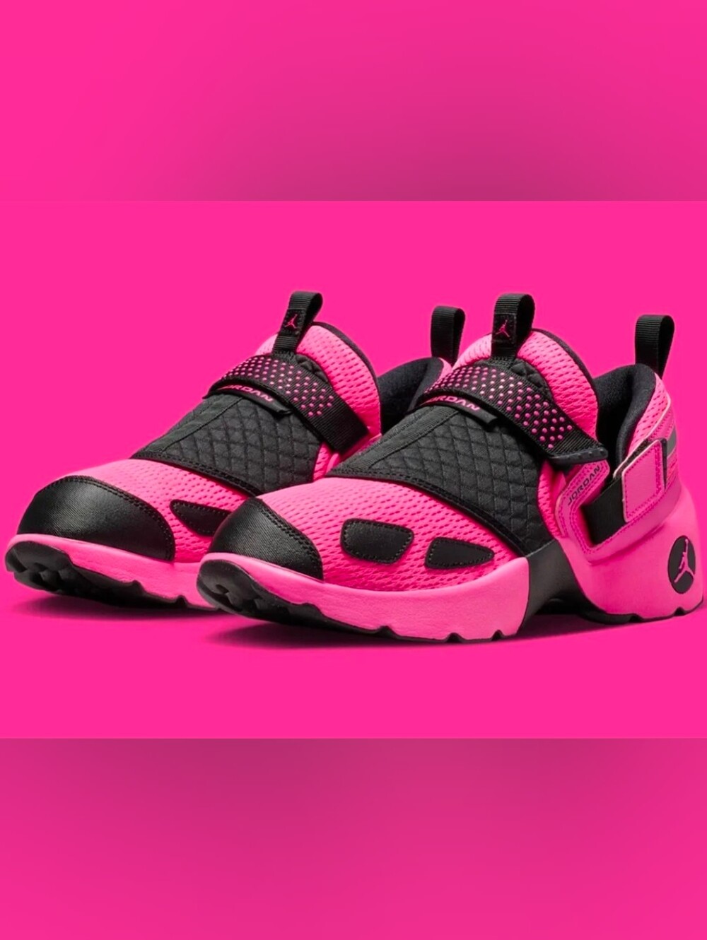 NWOB Air Jordan Trunner LX Pink Blast Black (Women's) Training Sneakers